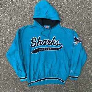 Vintage 1990 Starter San Jose Sharks Hockey Sweater